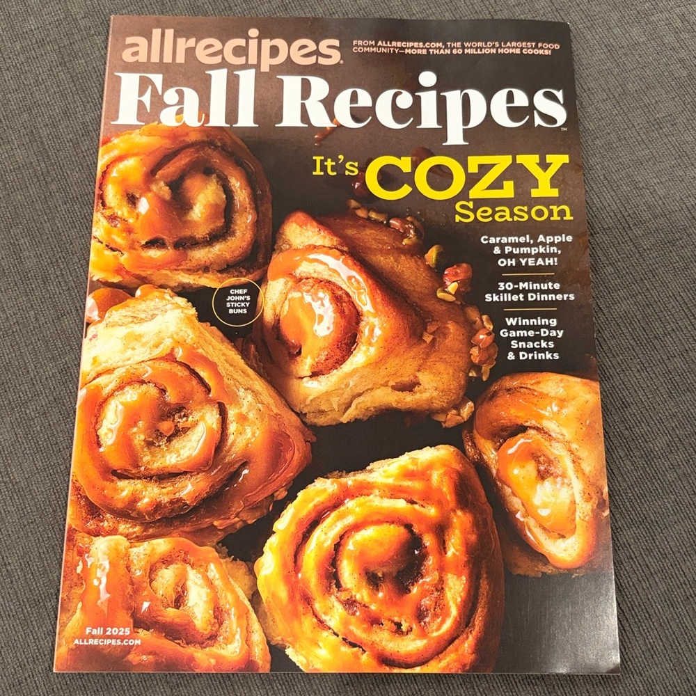 Allrecipes Magazine - Fall 2025 - Cozy Fall Recipes  home kitchen baking cooking